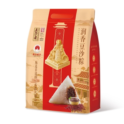 真空潤(rùn)香豆沙粽500克（5只）